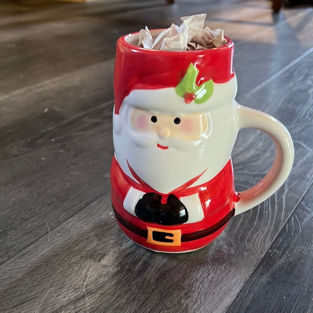 Santa hot coco mug